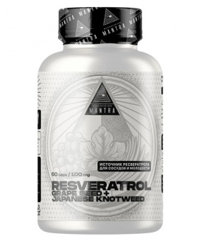 Mantra Ресвератрол андиоксидант для сердца и сосудов Resveratrol 100 мг 60 капс